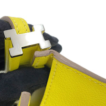 Load image into Gallery viewer, HERMES ClicH Lime Evercolor Size 21