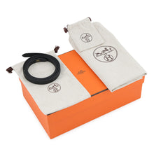 Load image into Gallery viewer, HERMES Halzan Black Swift Leather Size Mini