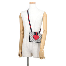 将图像加载到图库查看器中,GUCCI GG Supreme Children's Shoulder Bag Navy/Red/Beige793830 GG Supreme