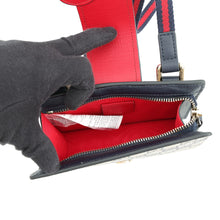 将图像加载到图库查看器中,GUCCI GG Supreme Children's Shoulder Bag Navy/Red/Beige793830 GG Supreme