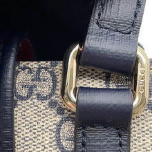 将图像加载到图库查看器中,GUCCI GG Supreme Children's Shoulder Bag Navy/Red/Beige793830 GG Supreme