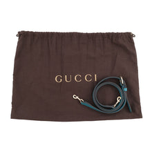 Load image into Gallery viewer, GUCCI Interlocking G 2WAY Bag Turquise Blue449661 Leather