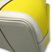 Load image into Gallery viewer, HERMES Garden Party Lime/Craie Toile Officier Country Leather Size TPM