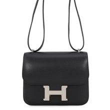 Load image into Gallery viewer, HERMES Constance3 Miroir Black Chevre Myzore Goatskin Size Mini