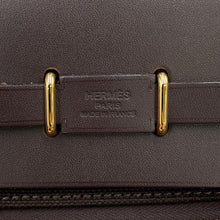 Load image into Gallery viewer, HERMES Herbag zip Ebene Toile H Vache Hunter Leather Size Mini