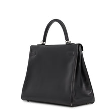 Load image into Gallery viewer, HERMES Kelly Retourne Black Box Calf Leather Size 35