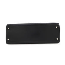 Load image into Gallery viewer, HERMES Kelly Retourne Black Box Calf Leather Size 35