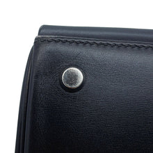 Load image into Gallery viewer, HERMES Kelly Retourne Black Box Calf Leather Size 35