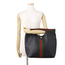 将图像加载到图库查看器中,GUCCI Ophidia GG Embossed Japan Limited Edition Black865452 Leather Size Large