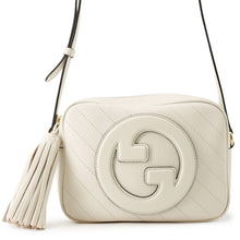 将图像加载到图库查看器中,GUCCI Soho Fringe Shoulder Bag Ivory742360 Leather Size Small