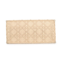 Load image into Gallery viewer, Dior Book tote Natural/BlackM1296ZSQD_M925 Raffia Size Medium