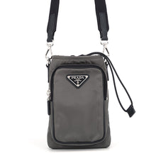 Load image into Gallery viewer, PRADA Re-Nylon Smartphone Case Shoulder forest green2ZH155_2DMI_F0414 Nylon Leather