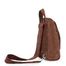 Load image into Gallery viewer, PRADA Crossbody Bag Brown2VZ114 suede