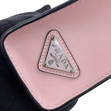 Load image into Gallery viewer, PRADA Embossed Triangle 2-Way Bag Pink1BA333 Leather Size Mini