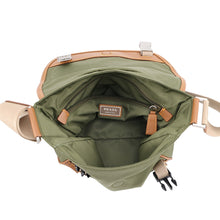 将图像加载到图库查看器中,PRADA Re-Nylon xSaffiano Leather Shoulder Bag Military Green2VD066_2CX2_F03UQ_V_OOO Nylon Leather Size Medium