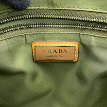 将图像加载到图库查看器中,PRADA Re-Nylon xSaffiano Leather Shoulder Bag Military Green2VD066_2CX2_F03UQ_V_OOO Nylon Leather Size Medium