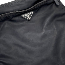 Load image into Gallery viewer, PRADA Triangle Logo Shoulder Bag Black Nylon