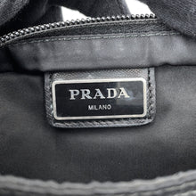 Load image into Gallery viewer, PRADA Triangle Logo Shoulder Bag Black Nylon