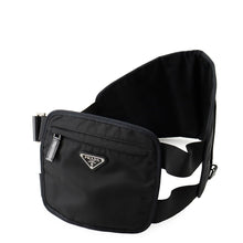将图像加载到图库查看器中,PRADA Security Pouch Waist Bag Black1BL018 Nylon