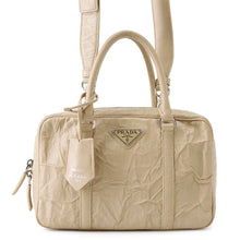 将图像加载到图库查看器中,PRADA 2way Shoulder Bag Beige1BB092 Leather
