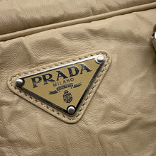 将图像加载到图库查看器中,PRADA 2way Shoulder Bag Beige1BB092 Leather