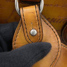 Load image into Gallery viewer, Berluti Calligraphy Backpack Brown Leather