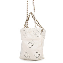 Load image into Gallery viewer, CHANEL CHANEL 22 Perforated Chain Shoulder Bag WhiteAS3980-B19648-10601 Shiny Calf Leather Size Mini