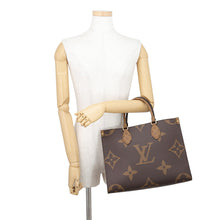 Load image into Gallery viewer, LOUIS VUITTON Onthego Red/BrownM45321 Monogram Monogram Reverse Canvas Monogram Giant Size MM