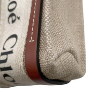 将图像加载到图库查看器中,Chloe Woody Nano Shoulder Beige/BrownCHC22AP235 Canvas Leather