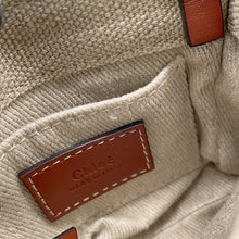 将图像加载到图库查看器中,Chloe Woody Nano Shoulder Beige/BrownCHC22AP235 Canvas Leather
