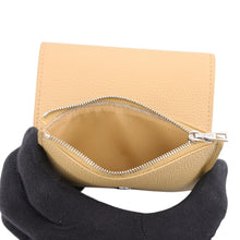 将图像加载到图库查看器中,LOEWE Vertical Wallet Compact Wallet BeigeC821S33X01 Leather