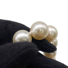 Load image into Gallery viewer, CHANEL DecaCoco RhinestonePearl AirPods Case BlackAB6425 Plastic Faux Pearl Rhinestone