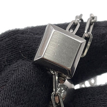 Load image into Gallery viewer, HERMES Talisman Dragon Motif Necklace Silver Metal