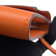 Load image into Gallery viewer, HERMES Kelly wallet long Orange Epsom