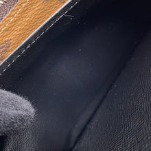 Load image into Gallery viewer, LOUIS VUITTON Portefeuille Clemence NoirM82336 Monogram Reverse Canvas