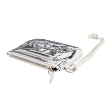 将图像加载到图库查看器中,BALENCIAGA Le Cagol Coin Purse Graffiti Print White/Black776769 Leather