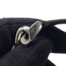 Load image into Gallery viewer, HERMES Camden Chain Bracelet Size T4 Black/Shiver Leather Metal