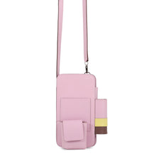 Load image into Gallery viewer, HERMES Way Phone Case Mauve Sylvestre/RougeSellier/Jaune Poussin Epsom