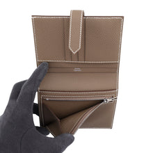 Load image into Gallery viewer, HERMES BEAN Compact Etoupe Epsom