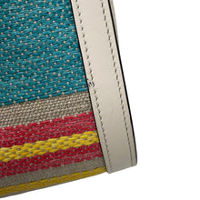 Load image into Gallery viewer, TOD’S T-Timeless Shoulder White/MulticolorXBWTSPBW000SG76O8 Leather Canvas Size micro