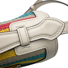 Load image into Gallery viewer, TOD’S T-Timeless Shoulder White/MulticolorXBWTSPBW000SG76O8 Leather Canvas Size micro