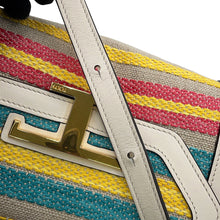 Load image into Gallery viewer, TOD’S T-Timeless Shoulder White/MulticolorXBWTSPBW000SG76O8 Leather Canvas Size micro