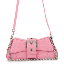 将图像加载到图库查看器中,BALENCIAGA Lindsay Shoulder Bag Pink701141210C95812 Embossed Leather