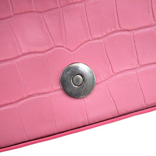将图像加载到图库查看器中,BALENCIAGA Lindsay Shoulder Bag Pink701141210C95812 Embossed Leather