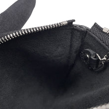 Load image into Gallery viewer, LOUIS VUITTON Pochette Cles NoirM69532 Monogram Mahina