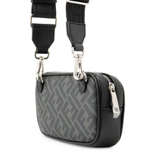 将图像加载到图库查看器中,FENDI ZUCCA Pattern Camera Bag Gray7M0285 PVC