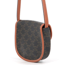 Load image into Gallery viewer, CELINE Triomphe Mini Buzzas Shoulder Bag Tan196702BZJ.04LU PVC