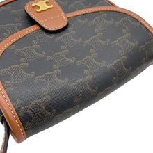 Load image into Gallery viewer, CELINE Triomphe Mini Buzzas Shoulder Bag Tan196702BZJ.04LU PVC