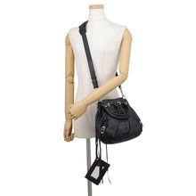 Load image into Gallery viewer, BALENCIAGA Classic Mini Pom Poms Black246438 Leather