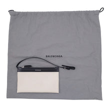 Load image into Gallery viewer, BALENCIAGA Navy Cabas Tote Bag Natural/Black339933 Canvas Size S